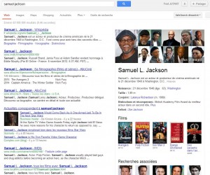 Google Knowledge Graph Samuel Jackson