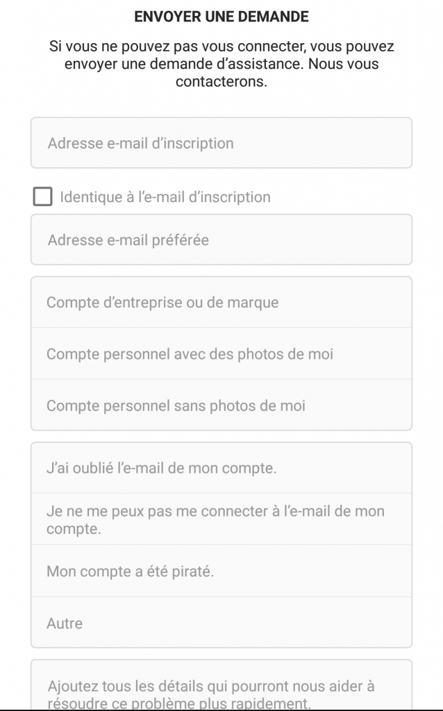 Récupérer compte instagram piratage