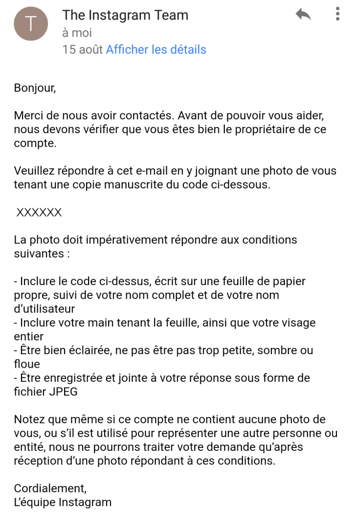 piratage compte instagram